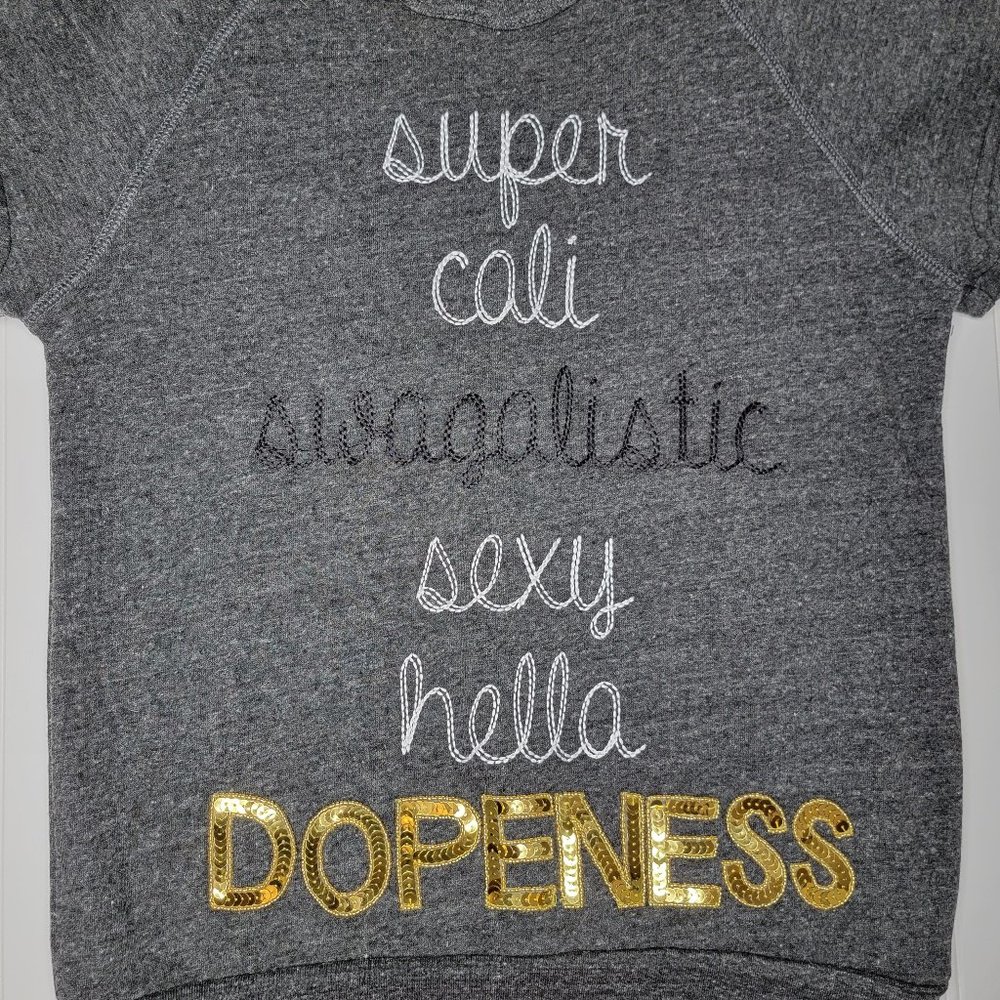 Bow & Drape Super Cali Swagalistic Sexy Hella Dopeness Short Sleeve S - Picture 2 of 11